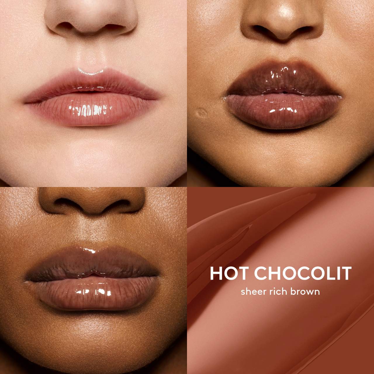 MINI Fenty Beauty by Rihanna Gloss Bomb Heat Universal Lip Luminizer + Plumper 04 HOT CHOCOLIT HEAT
