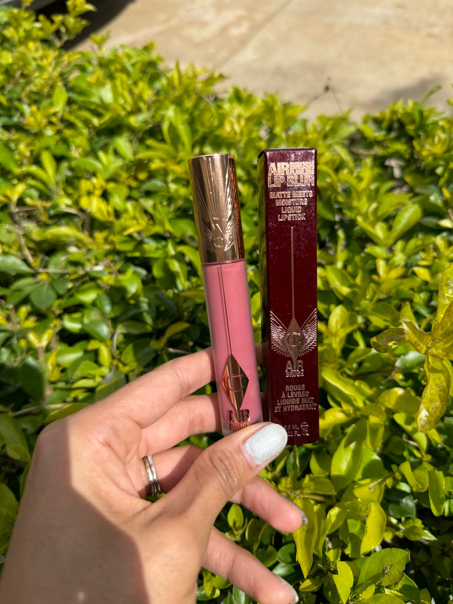 Airbrush Flawless Matte Lip Blur Liquid Lipstick- Charlotte Tilbury ROSE BLUR