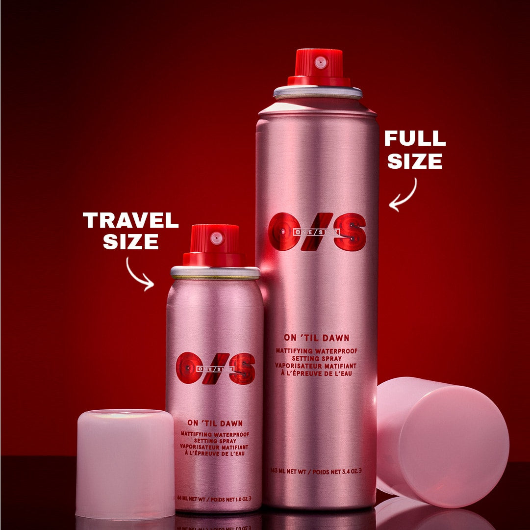 ONE/SIZE by Patrick Starrr On 'Til Dawn Mattifying Waterproof Setting Spray Big & Bitty Duo