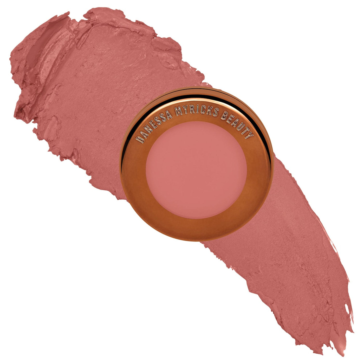Mini Danessa Myricks Beauty Yummy Skin Blurring Balm Powder Flushed - Matte Color for Cheek & Lipi Tono- ROSÉ N BRUNCH