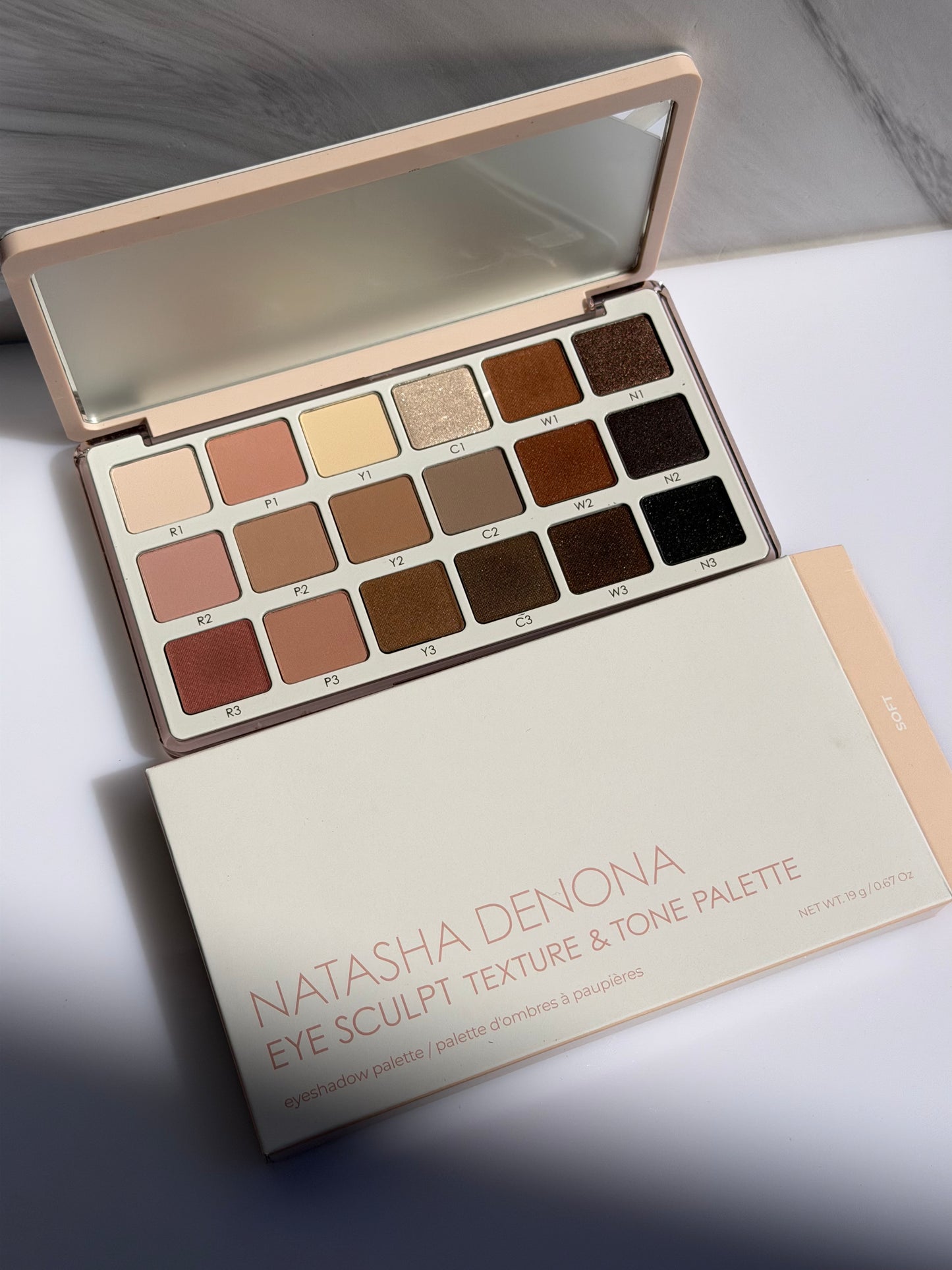 NATASHA DENONA Eye Sculpt Texture & Tone Eyeshadow Palette- SOFT