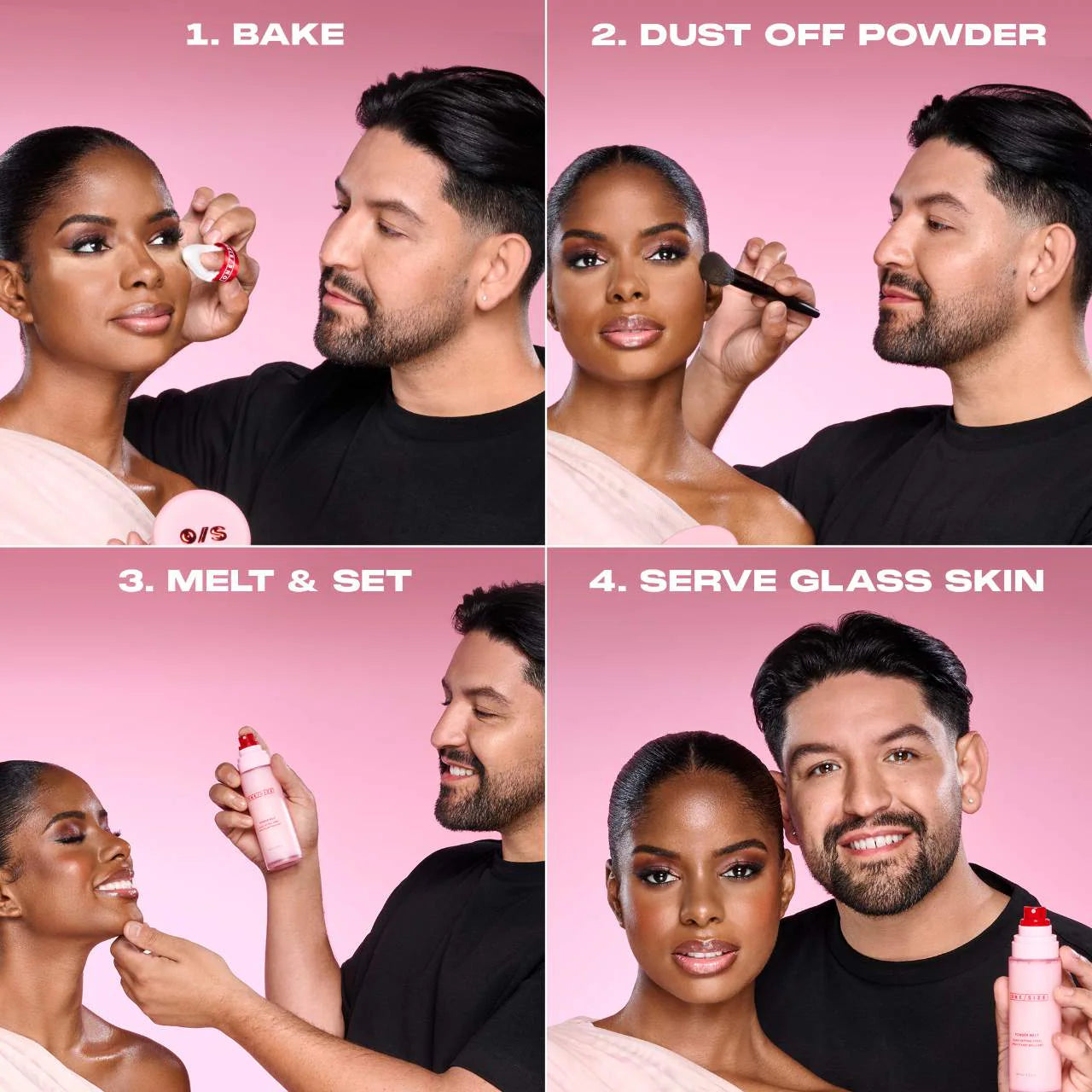 ONE/SIZE by Patrick Starrr-Powder Melt Glass Setting Spray 100ml