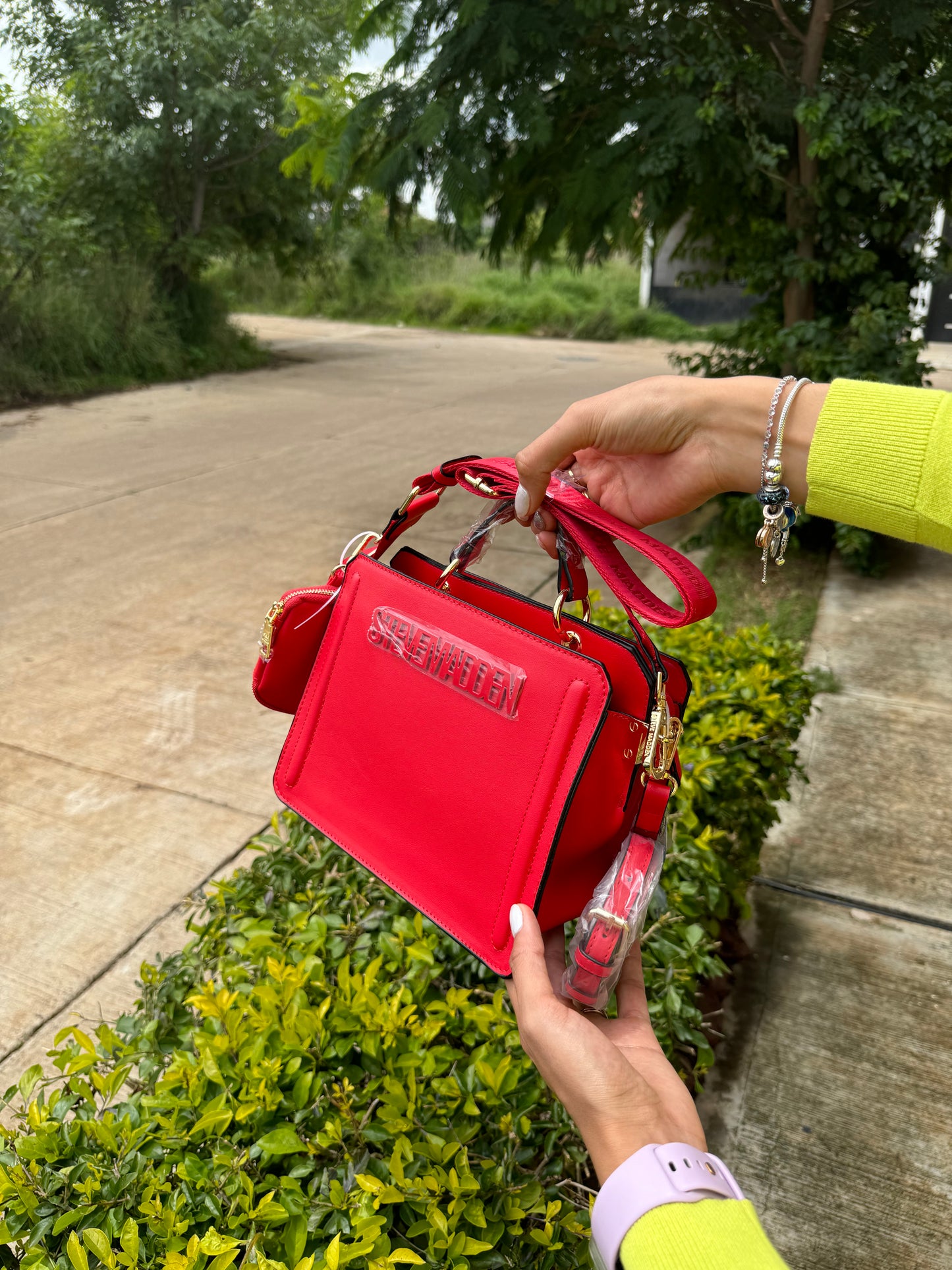 Evelyn Bag Steven Madden Roja