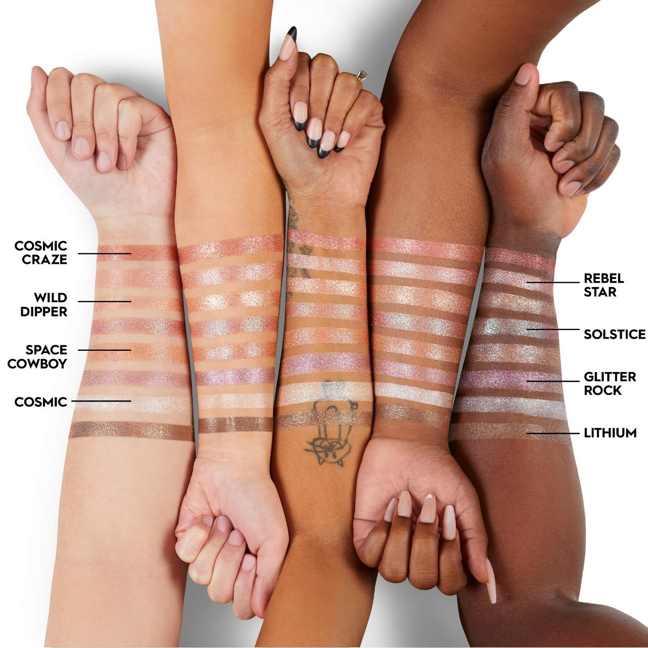 Urban Decay 24/7 Moondust Glittery Eyeshadow Tono- Space Cowboy