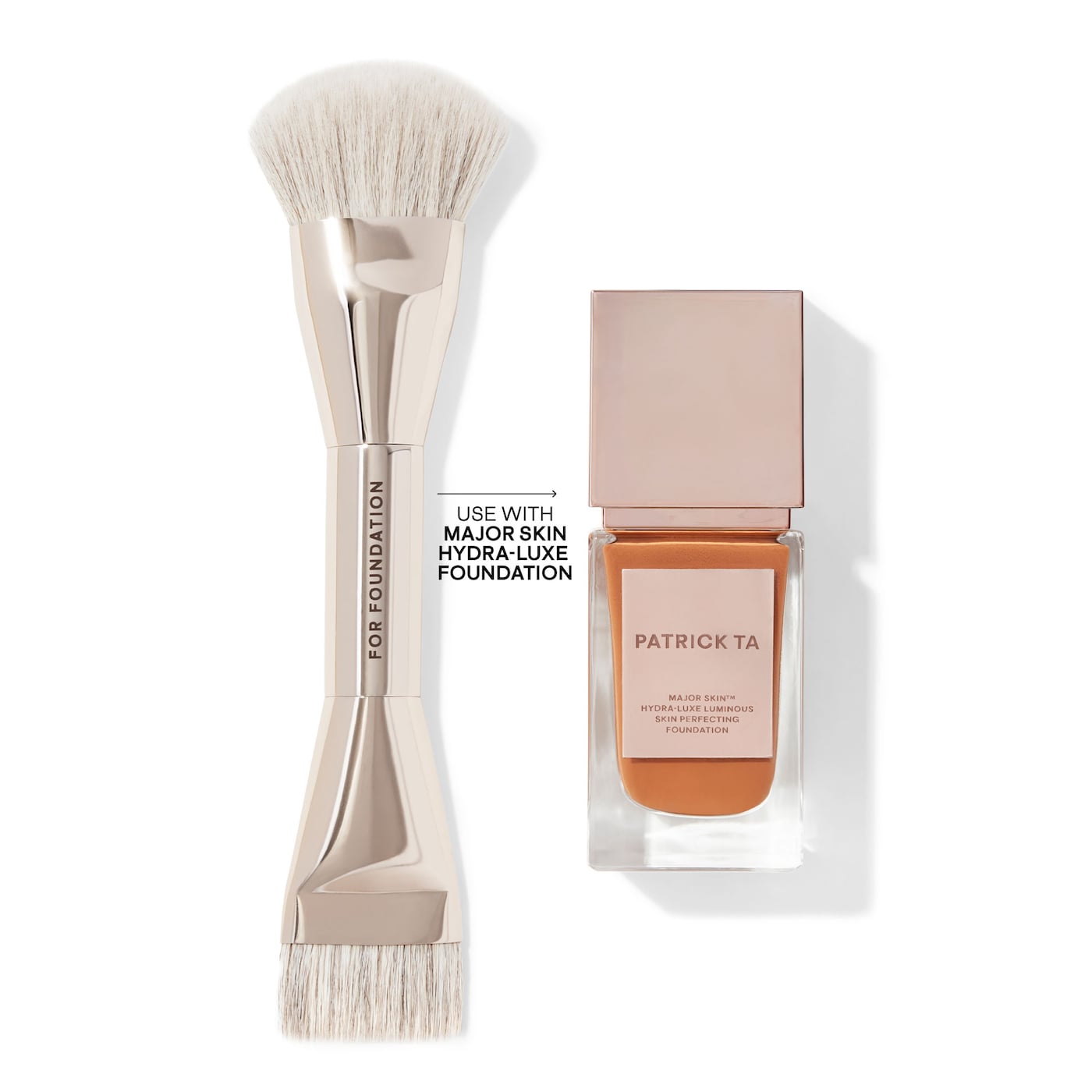 PATRICK TA Dual Ended Foundation Brush