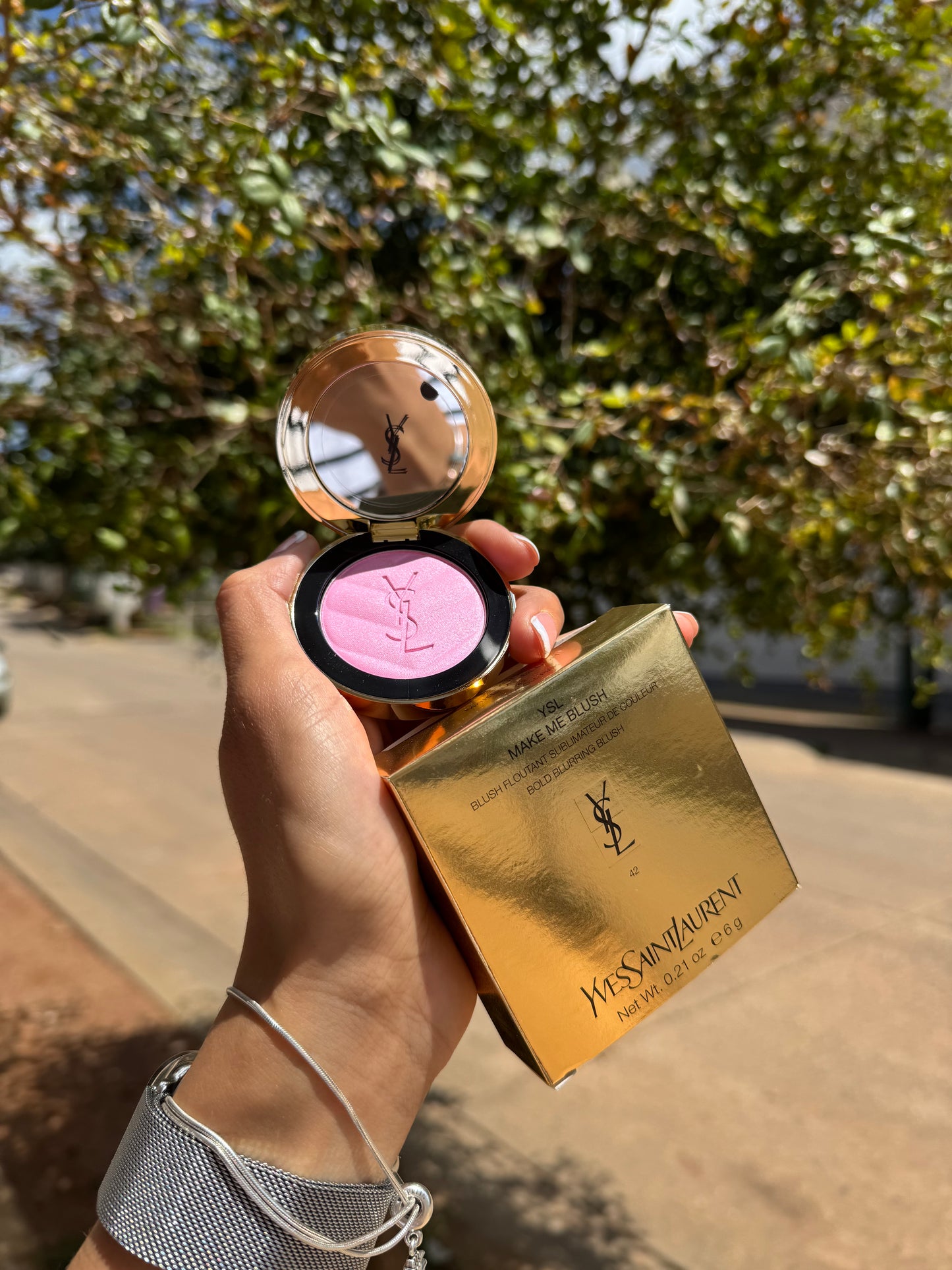 Yves Saint Laurent Make Me Blush 24H Buildable Powder Blush tono-  42 Babydoll Pink YSL