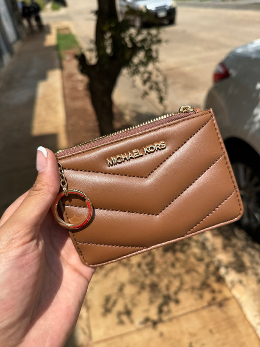 Tarjetero Michael Kors Café de Piel