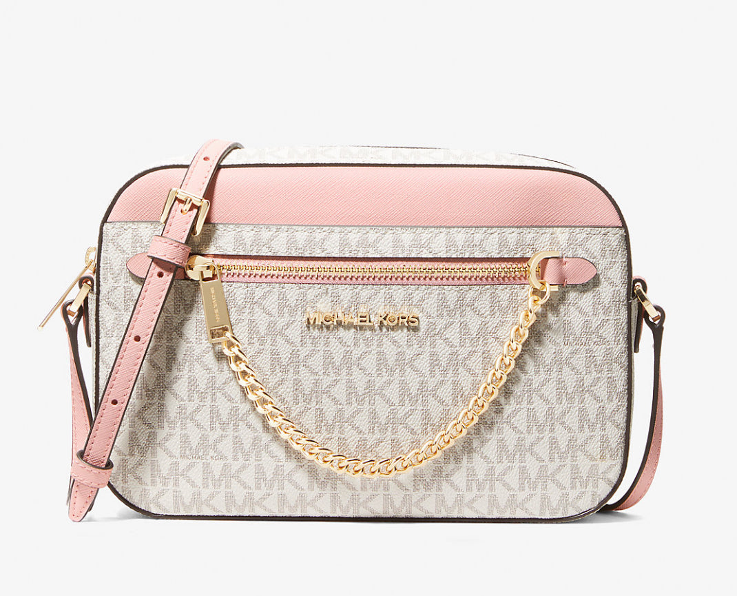 Jet Set Large Logo Crossbody Bag- Michael Kors -