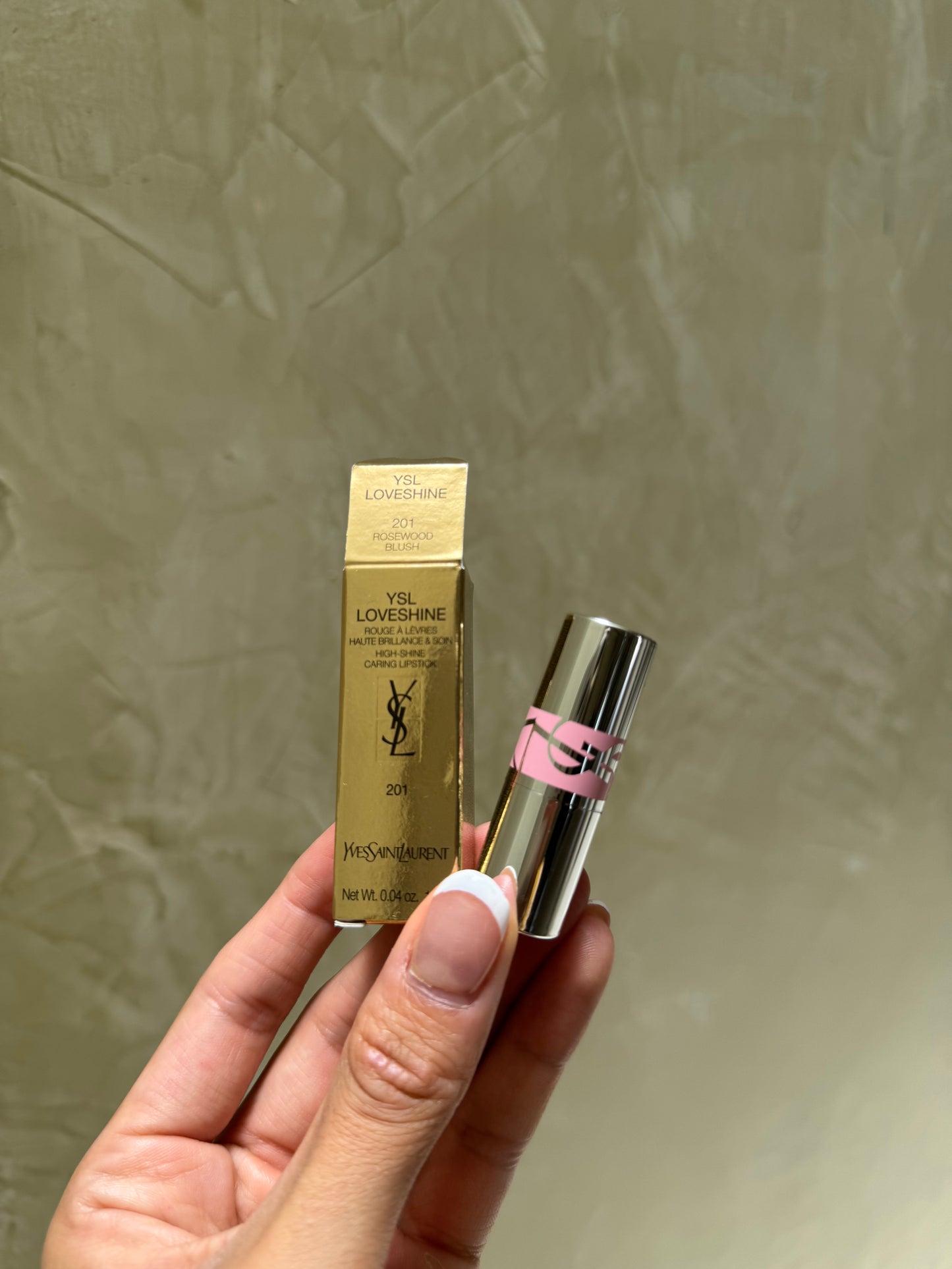 Mini Yves Saint Laurent YSL Loveshine Lip Oil Stick Tono- 201 Rosewood Blush