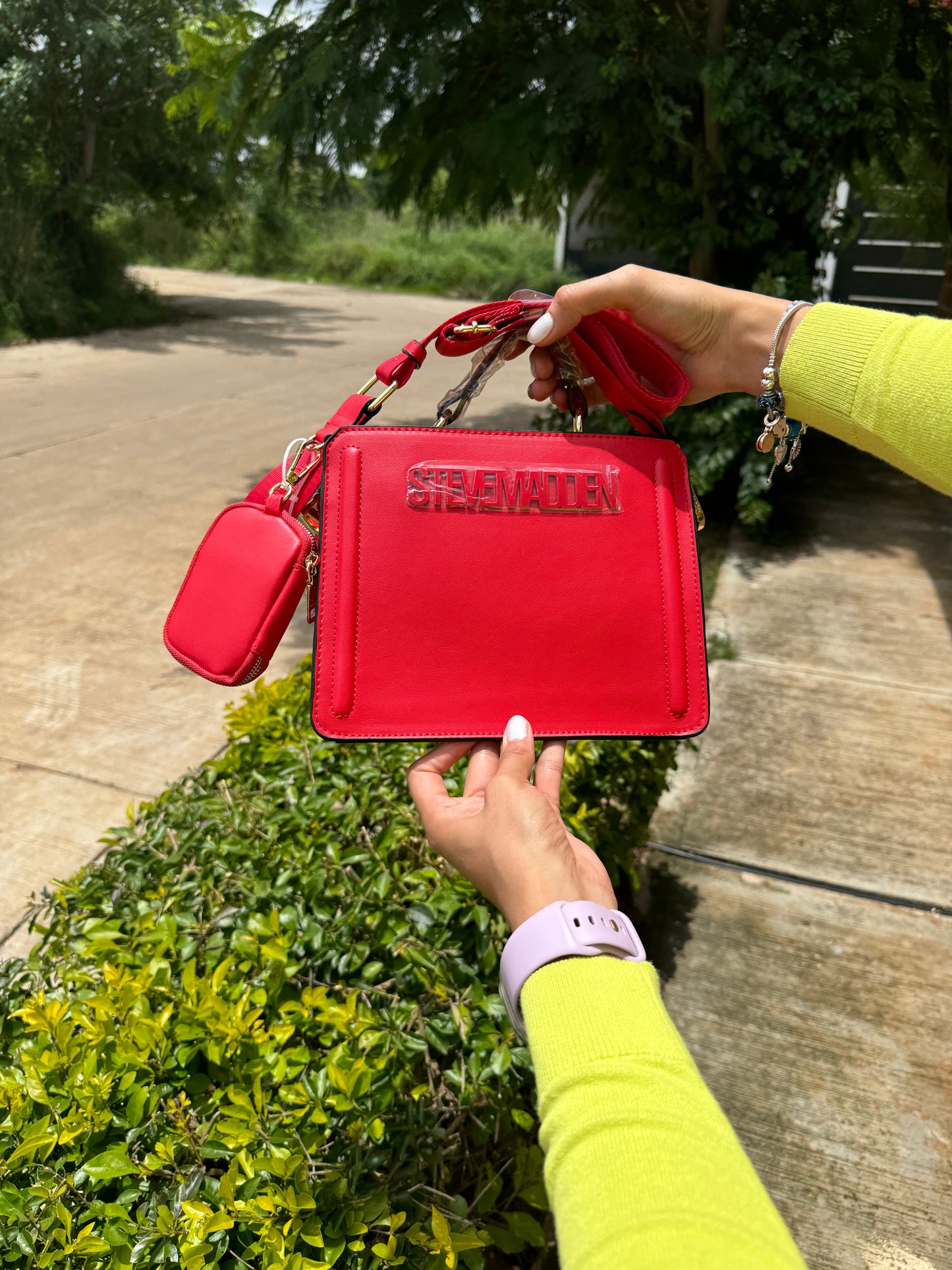 Evelyn Bag Steven Madden Roja