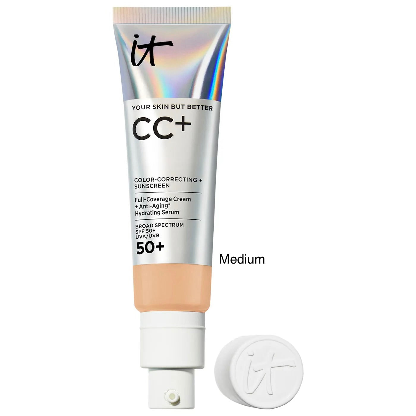 IT Cosmetics-CC+ Cream Full Coverage Color Correcting Foundation with SPF 50+