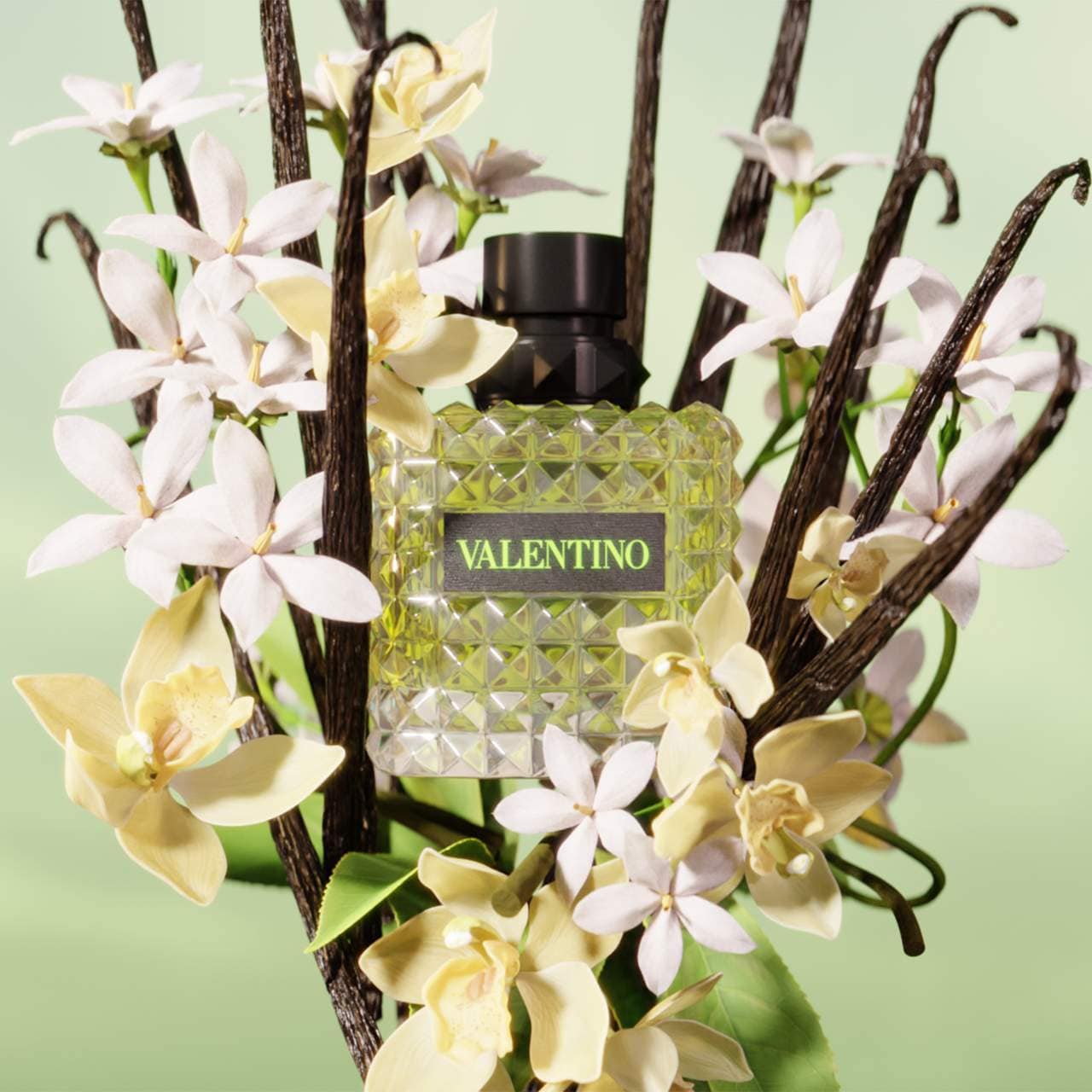 MINI Valentino Donna Born in Roma Green Stravaganza Eau de Parfum with Vanilla & Tea Accord 6ml