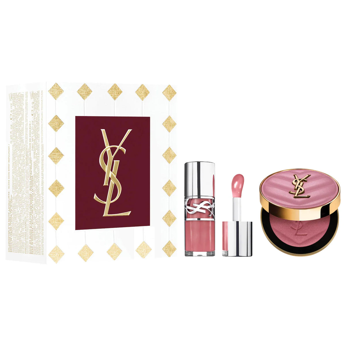 PREVENTA SEPHORA SALE - Yves Saint Laurent- YSL Iconic Pink Lip Gloss & Blush Gift Set