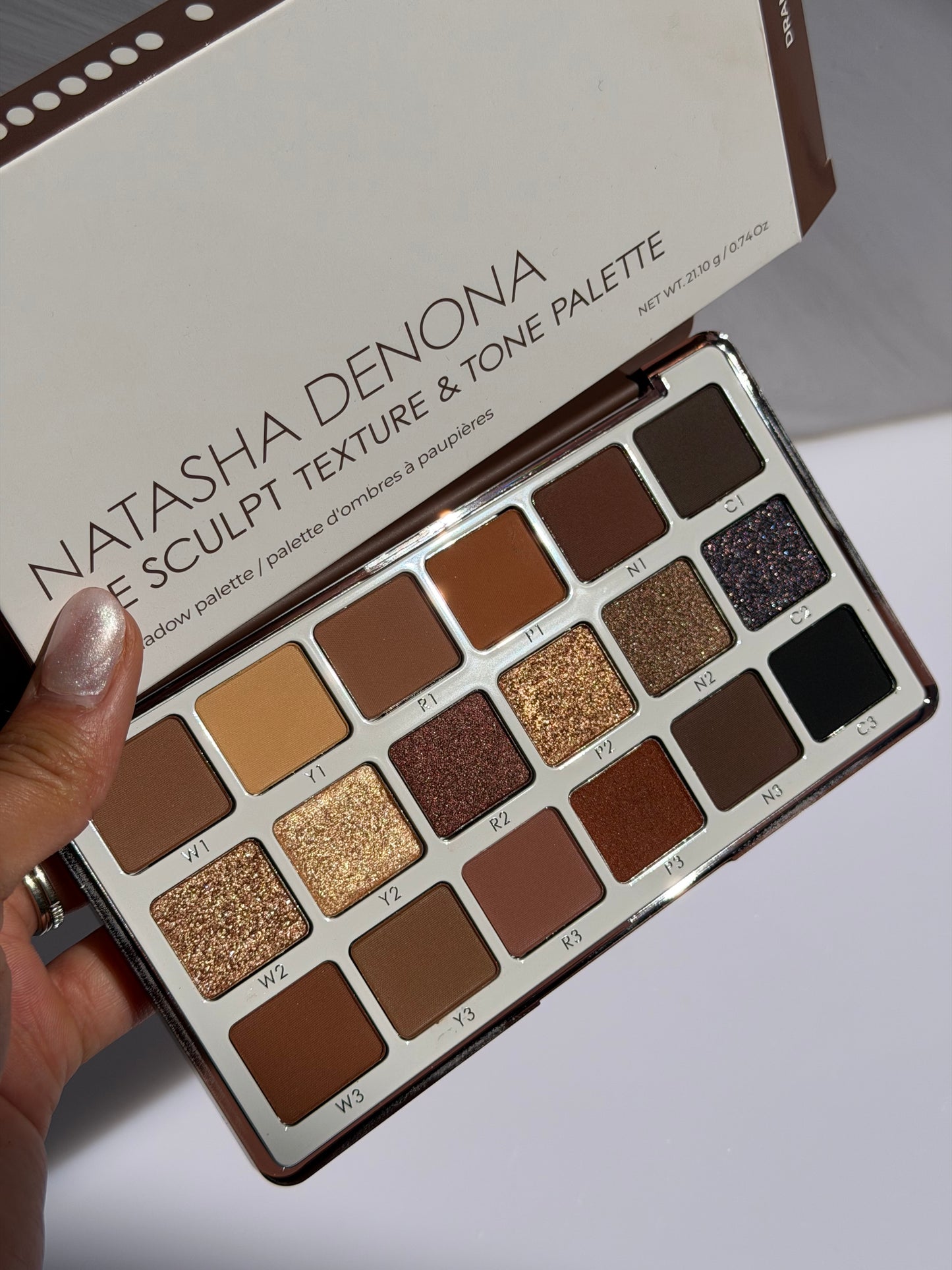 NATASHA DENONA Eye Sculpt Texture & Tone Eyeshadow Palette- DRAMATIC