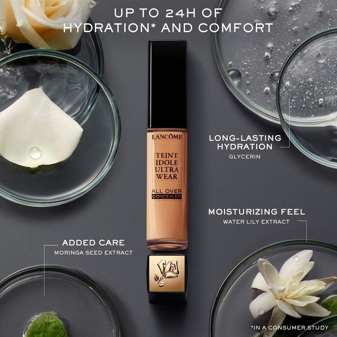 Lancôme Teint Idole Ultra Wear All Over Full Coverage Concealer Tono- 330 Bisque N