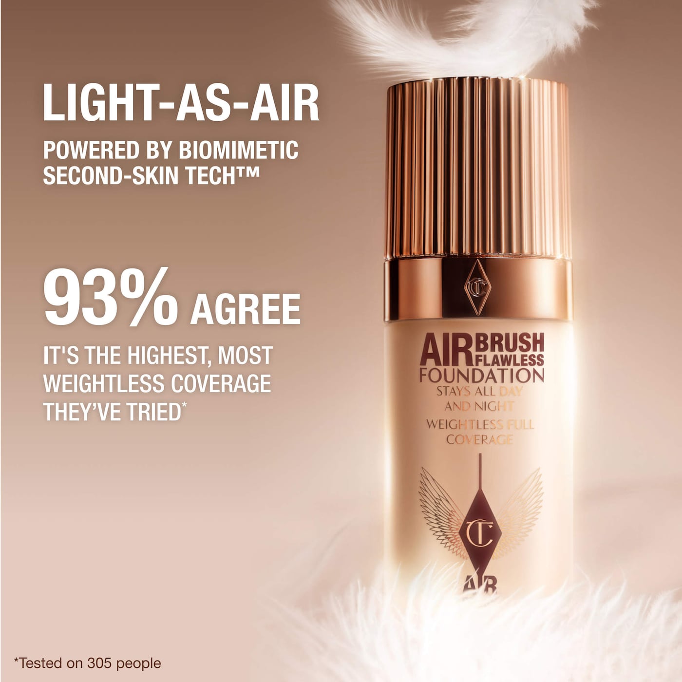 Charlotte Tilbury- Airbrush Flawless Blurring & Matte Full Coverage Foundation