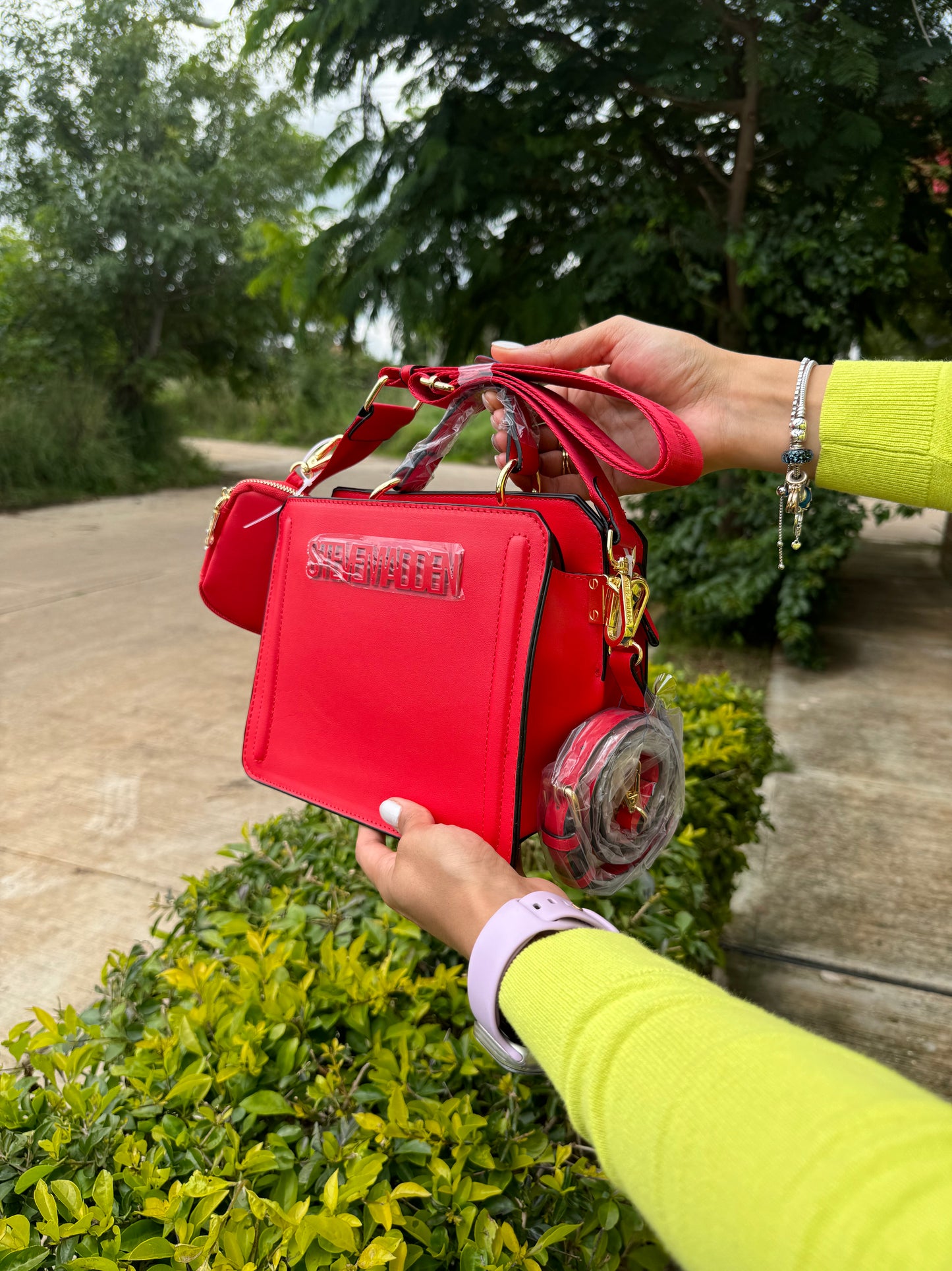 Evelyn Bag Steven Madden Roja