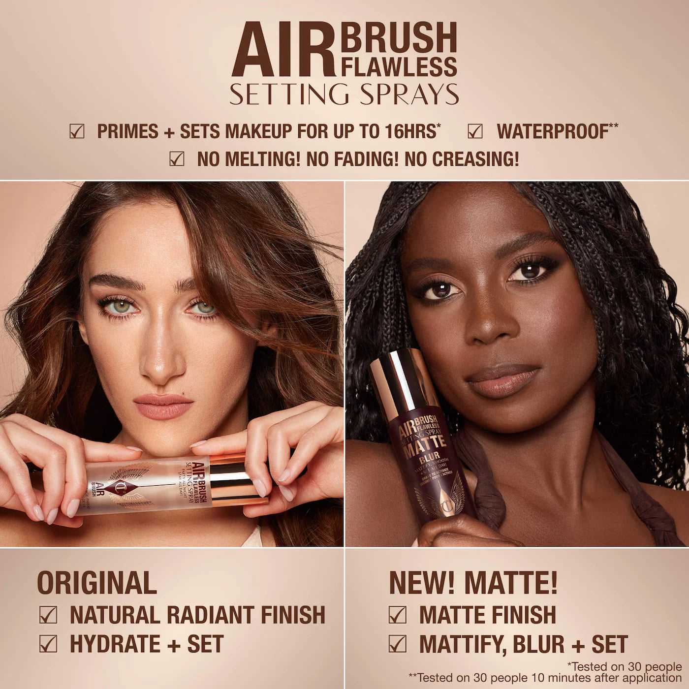 Charlotte Tilbury-Airbrush Flawless Matte Blurring & Waterproof Setting Spray 100ml