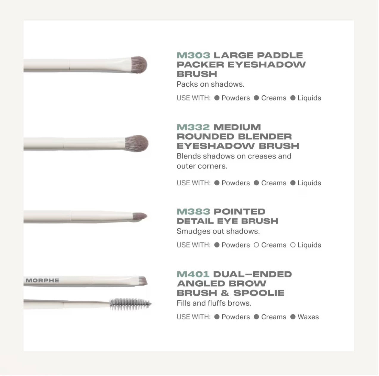 Morphe-Best of Blends 8-Piece Face & Eye Brush Set