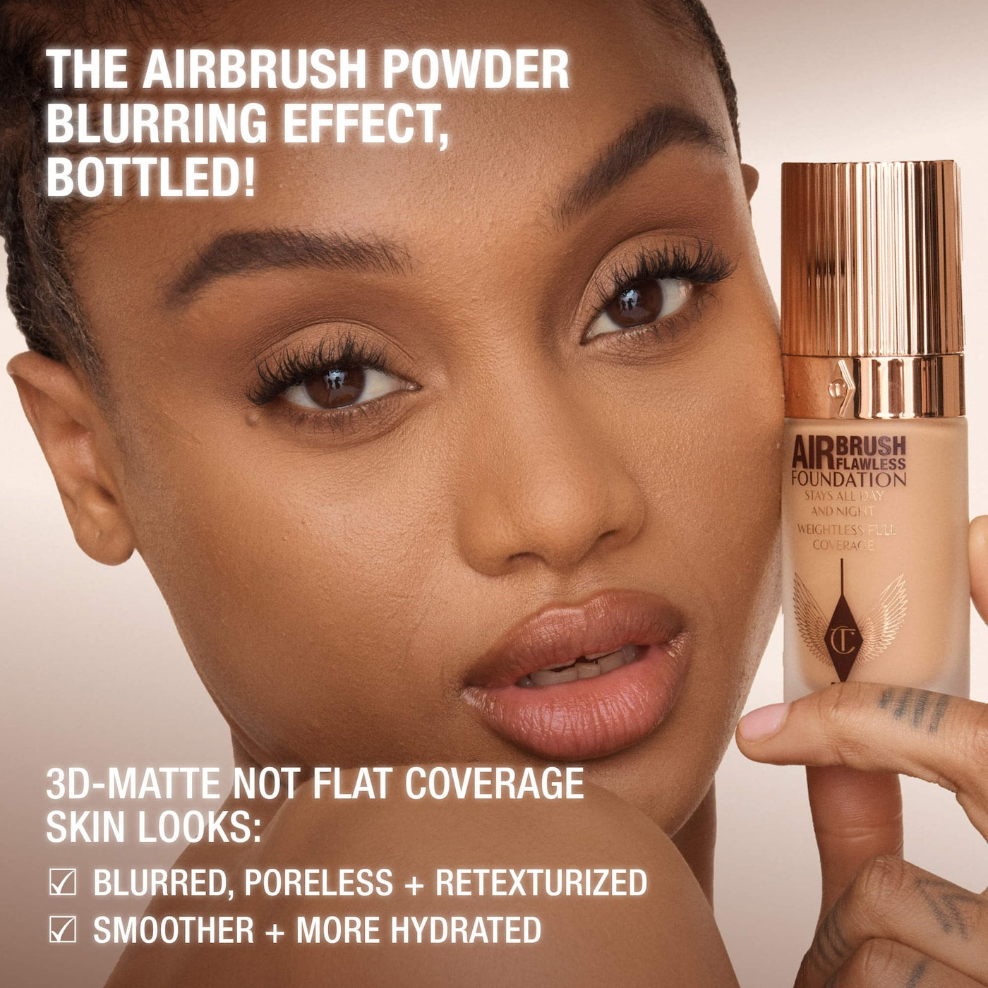 Charlotte Tilbury- Airbrush Flawless Blurring & Matte Full Coverage Foundation