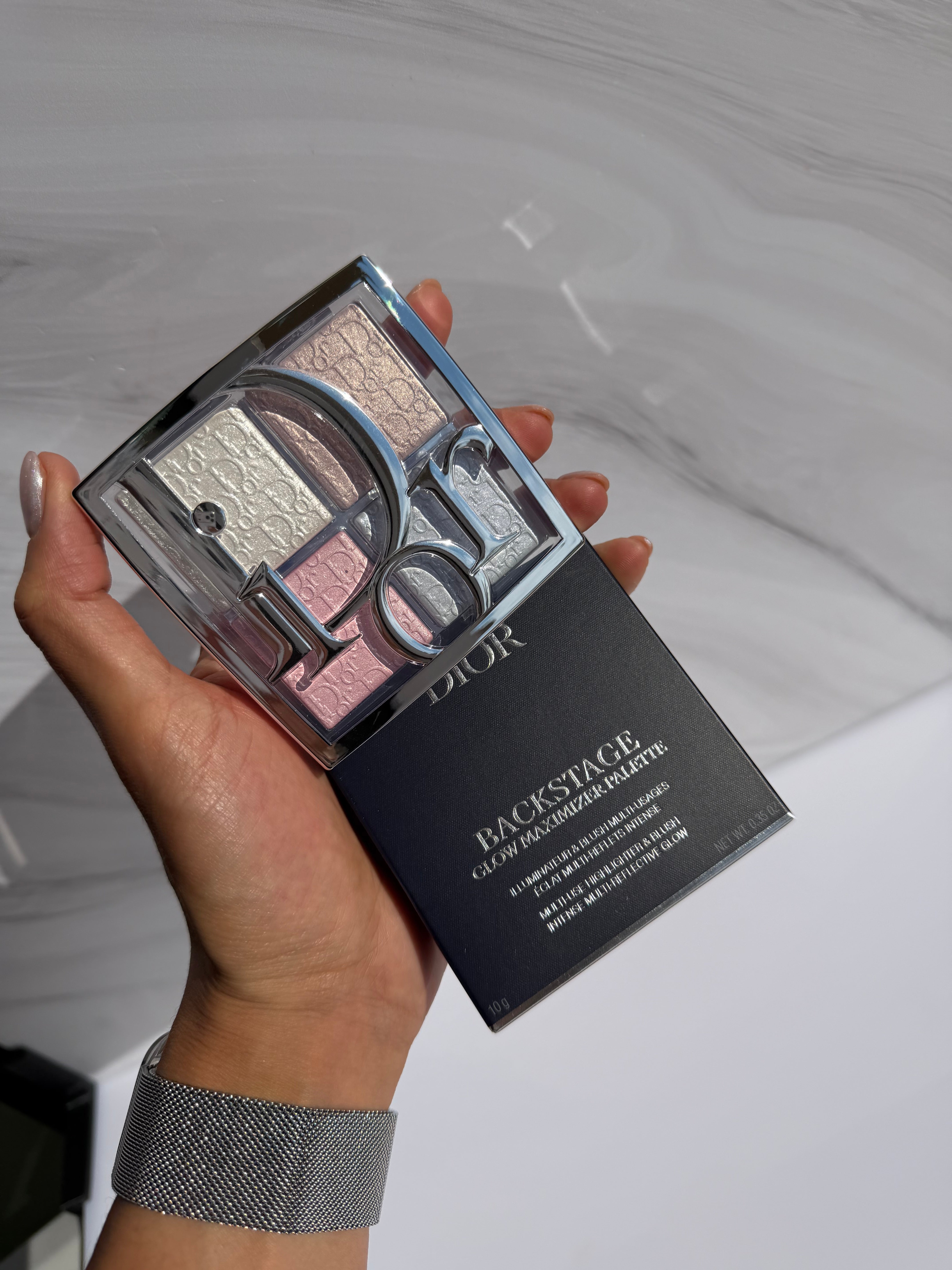 DIOR Backstage Glow Maximizer Face Palette 002 Frosted Opal Glow
