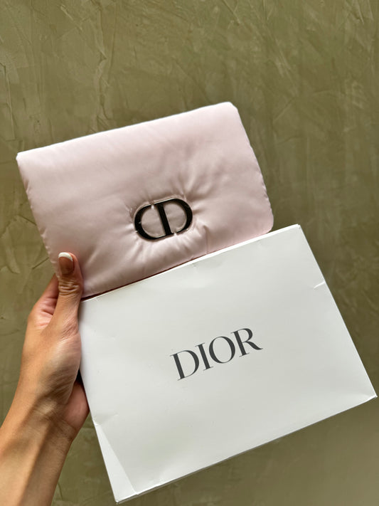 Cosmetiquera DIOR rosa Puffy