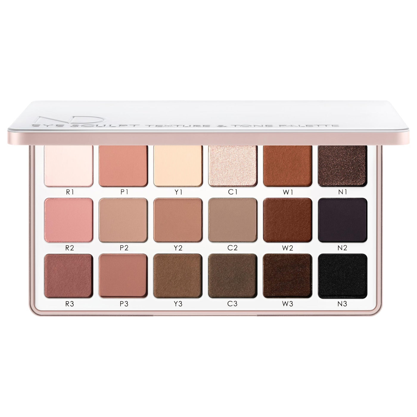 NATASHA DENONA Eye Sculpt Texture & Tone Eyeshadow Palette- SOFT