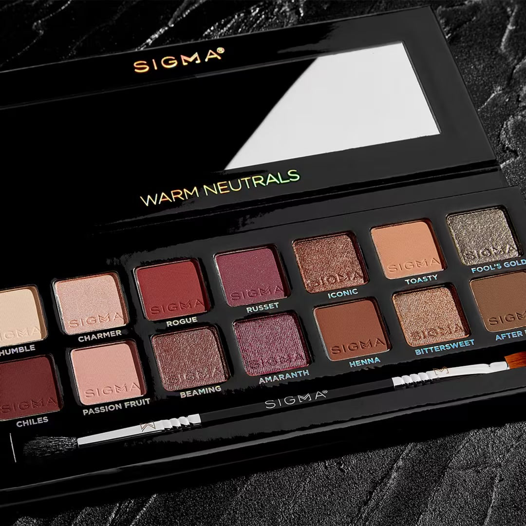 Sigma Beauty-Warm Neutrals Eyeshadow Palette