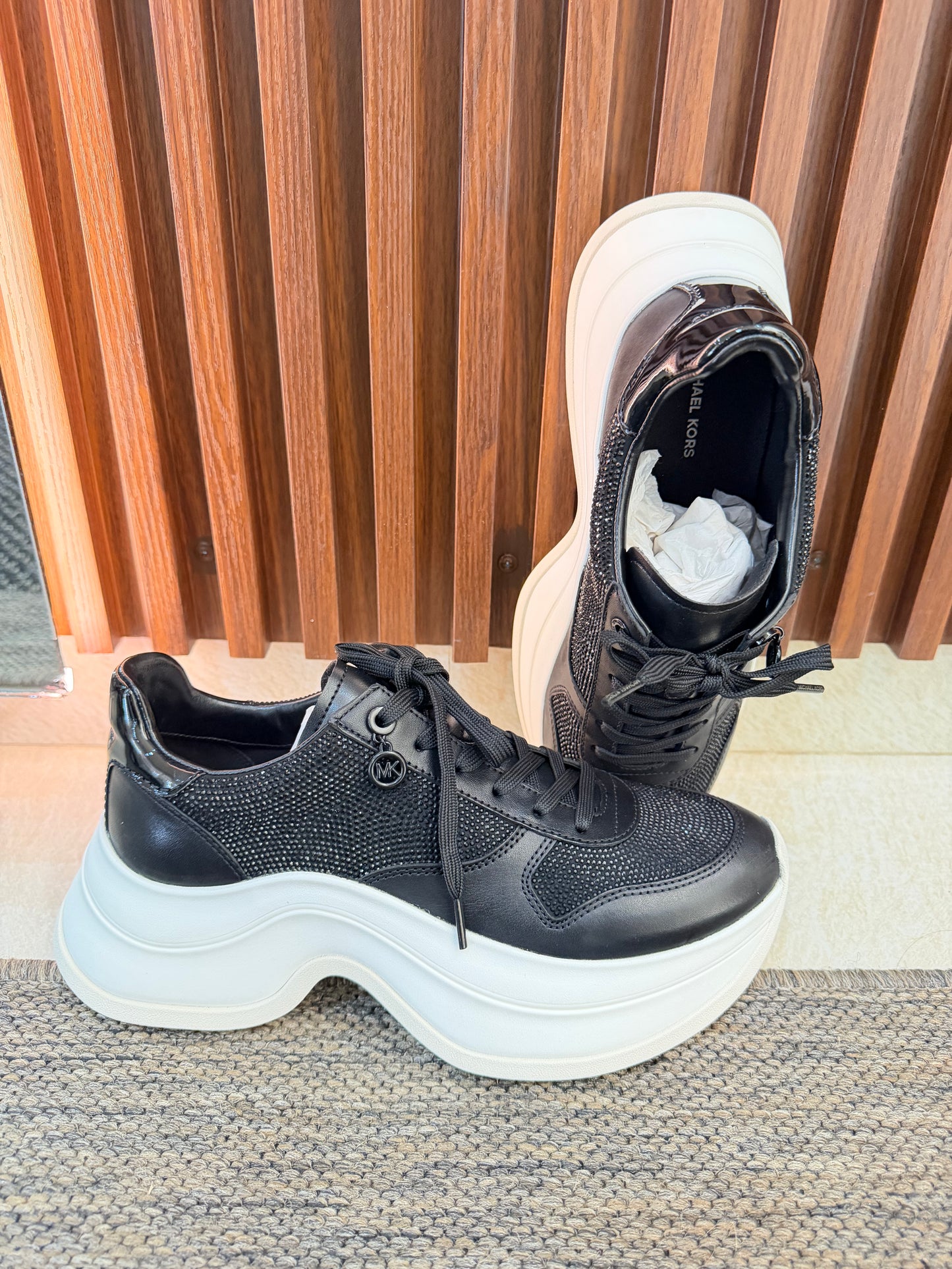 Tenis Michael Kors negros talla 27mx (sin caja)