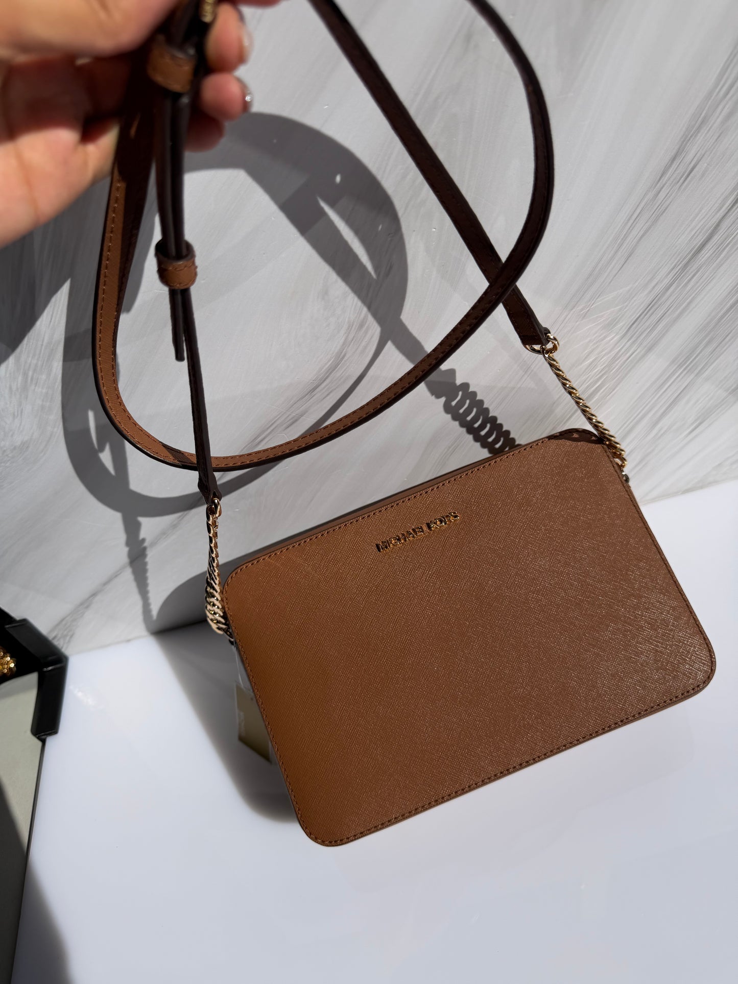 Crossbody Michael Kors Taupe/ Cafe