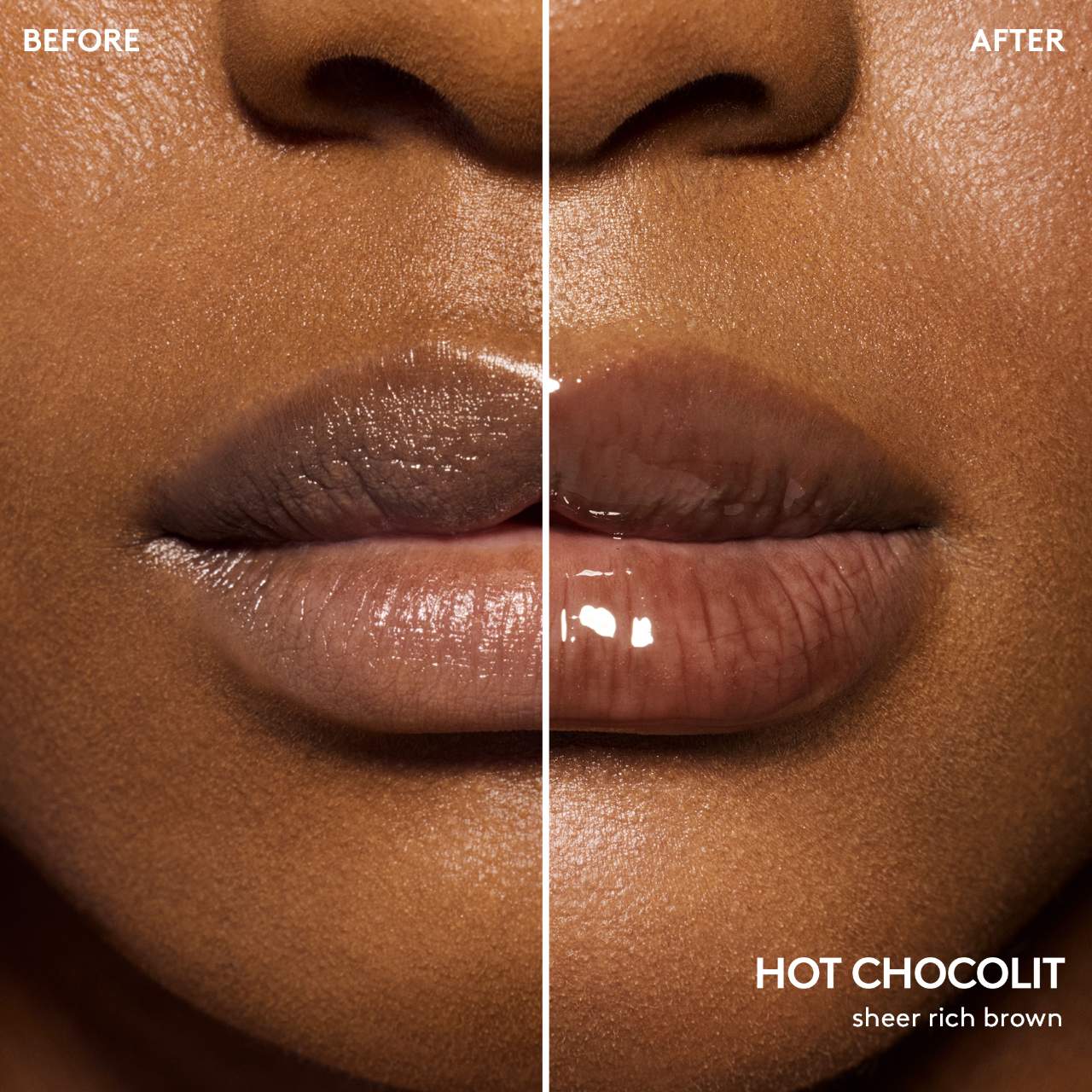 MINI Fenty Beauty by Rihanna Gloss Bomb Heat Universal Lip Luminizer + Plumper 04 HOT CHOCOLIT HEAT