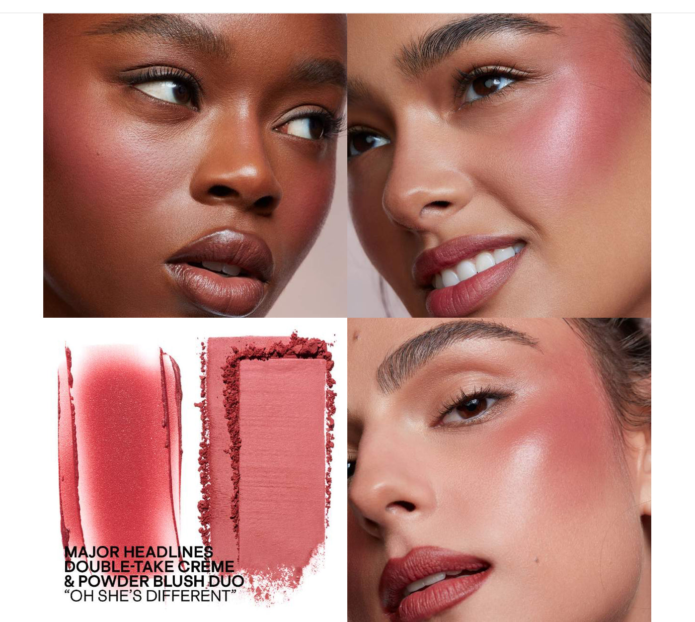 Double Take Crème & Powder Blush Patrick Ta OH SHE’S DIFFERENT