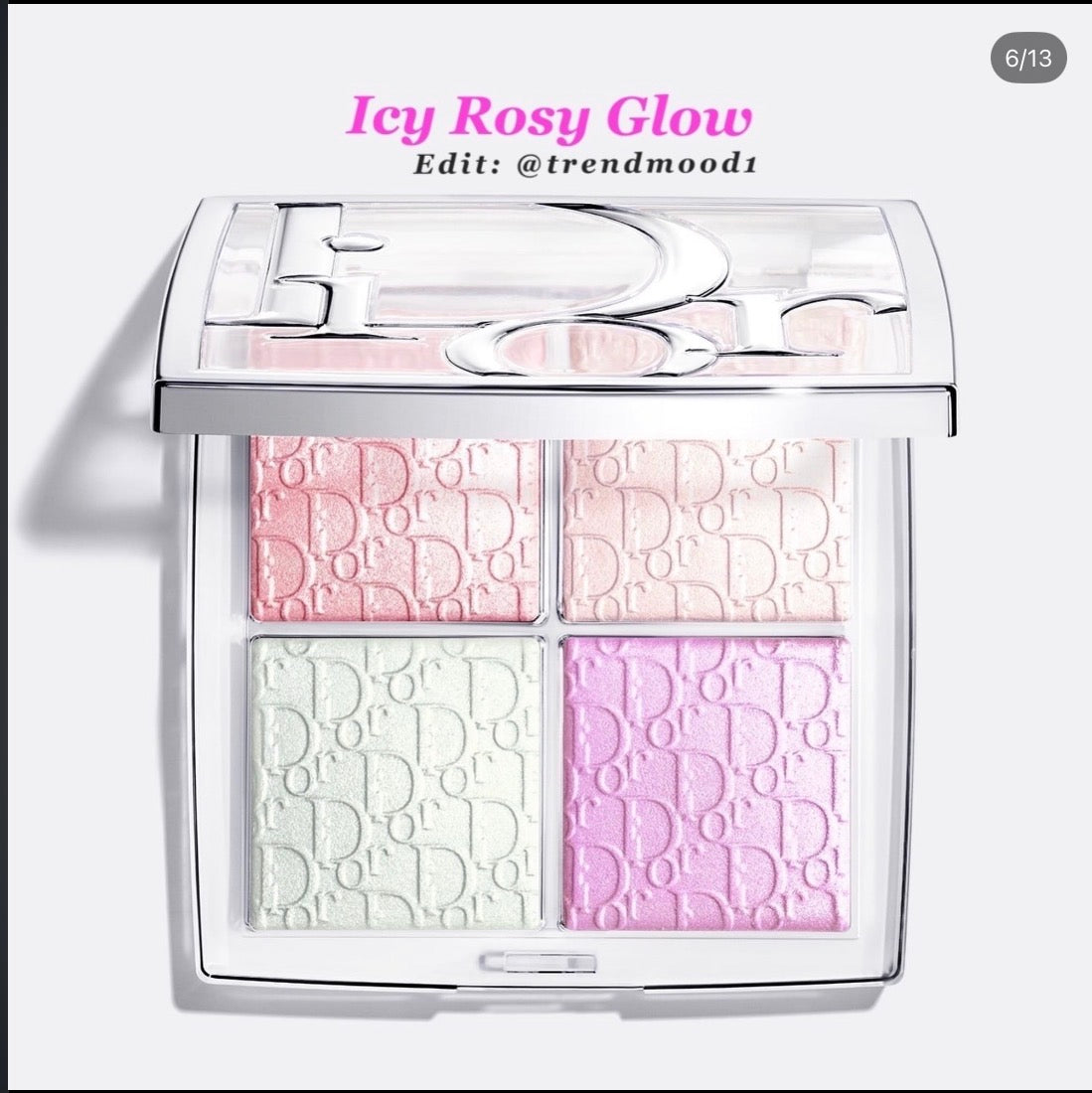 PREVENTA-Face Glow palette DIOR 006 Icy Rosy Glow