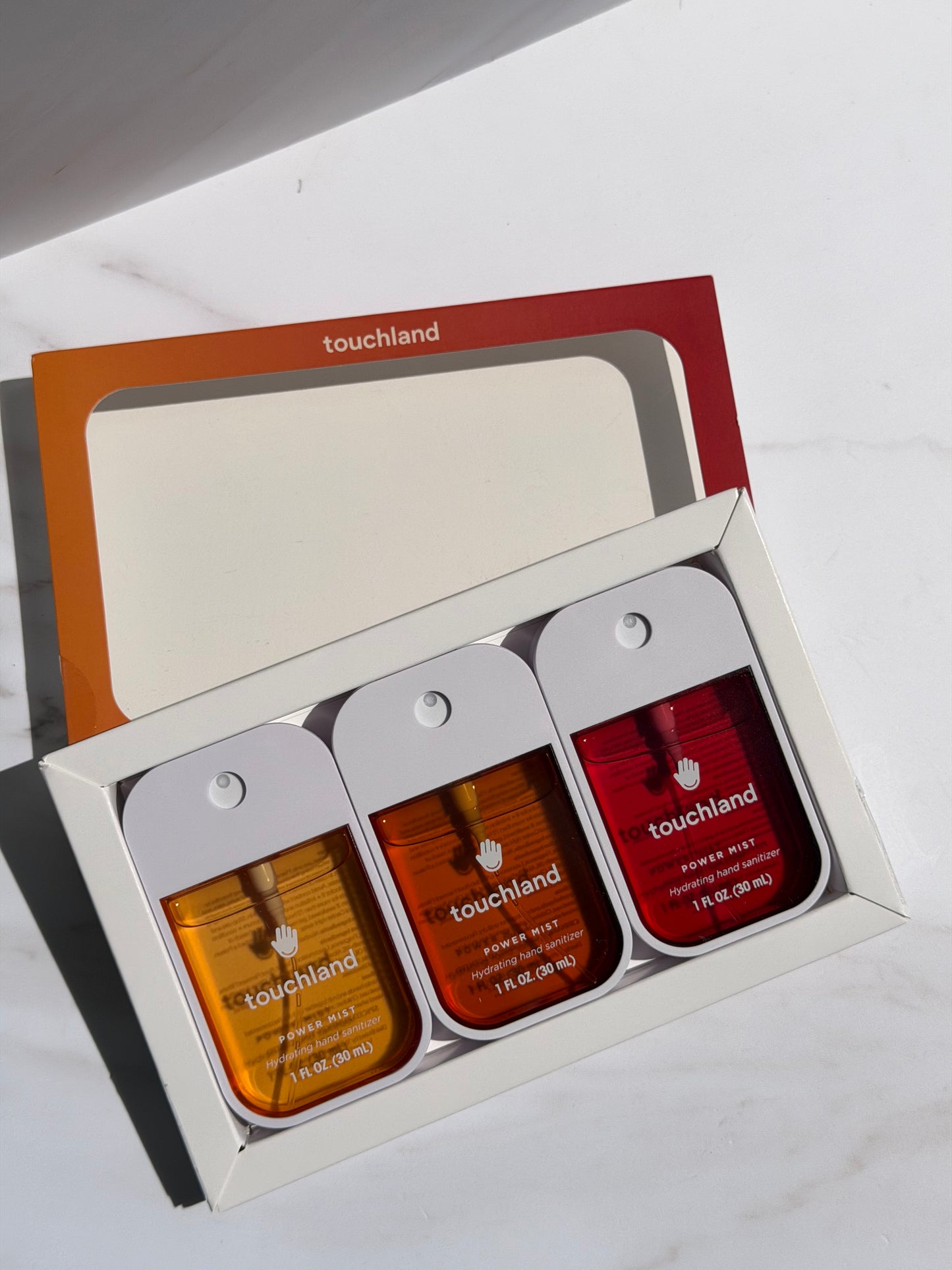 Touchland 
Limited Edition Power Mist Hydrating Hand Sanitizer Seasonal Trio Set
