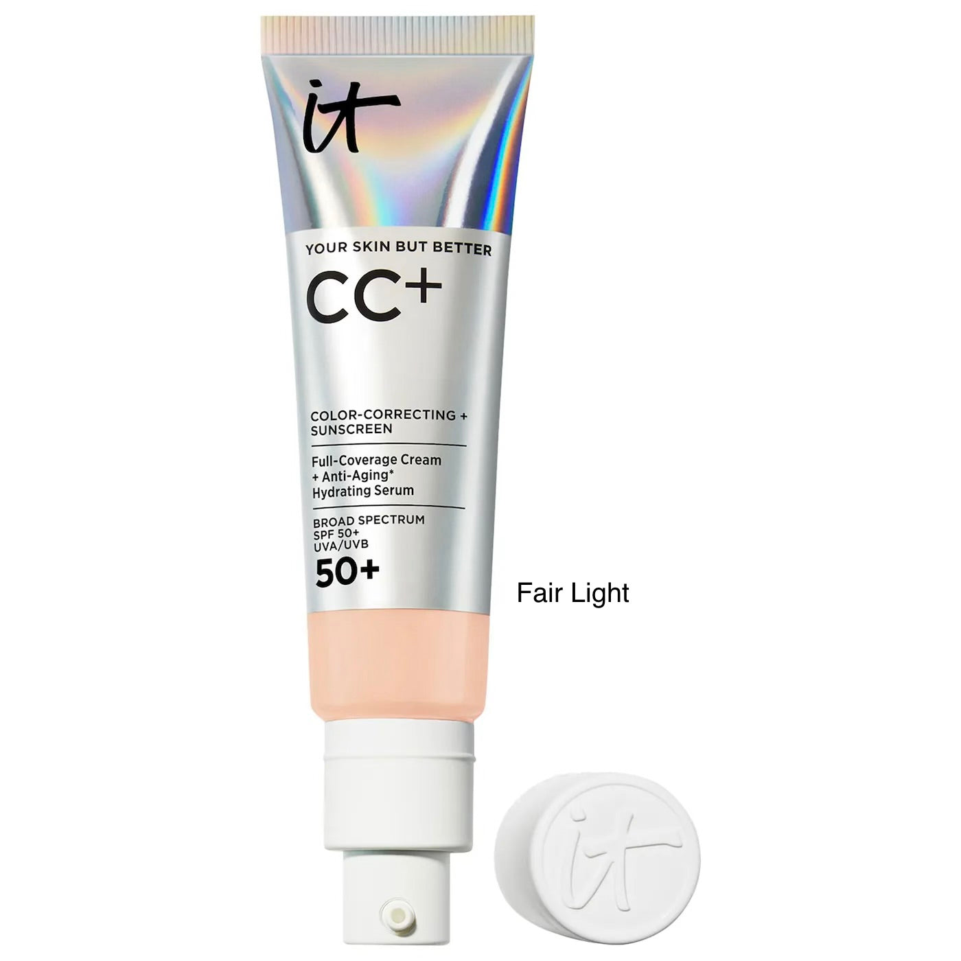 IT Cosmetics-CC+ Cream Full Coverage Color Correcting Foundation with SPF 50+