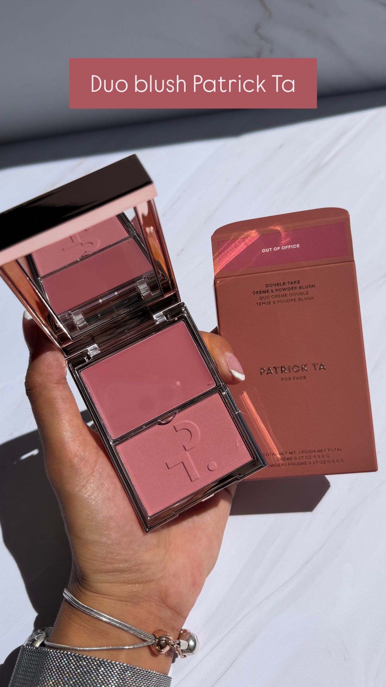 PATRICK TA-Major Headlines Double-Take Crème & Powder Blush Duo