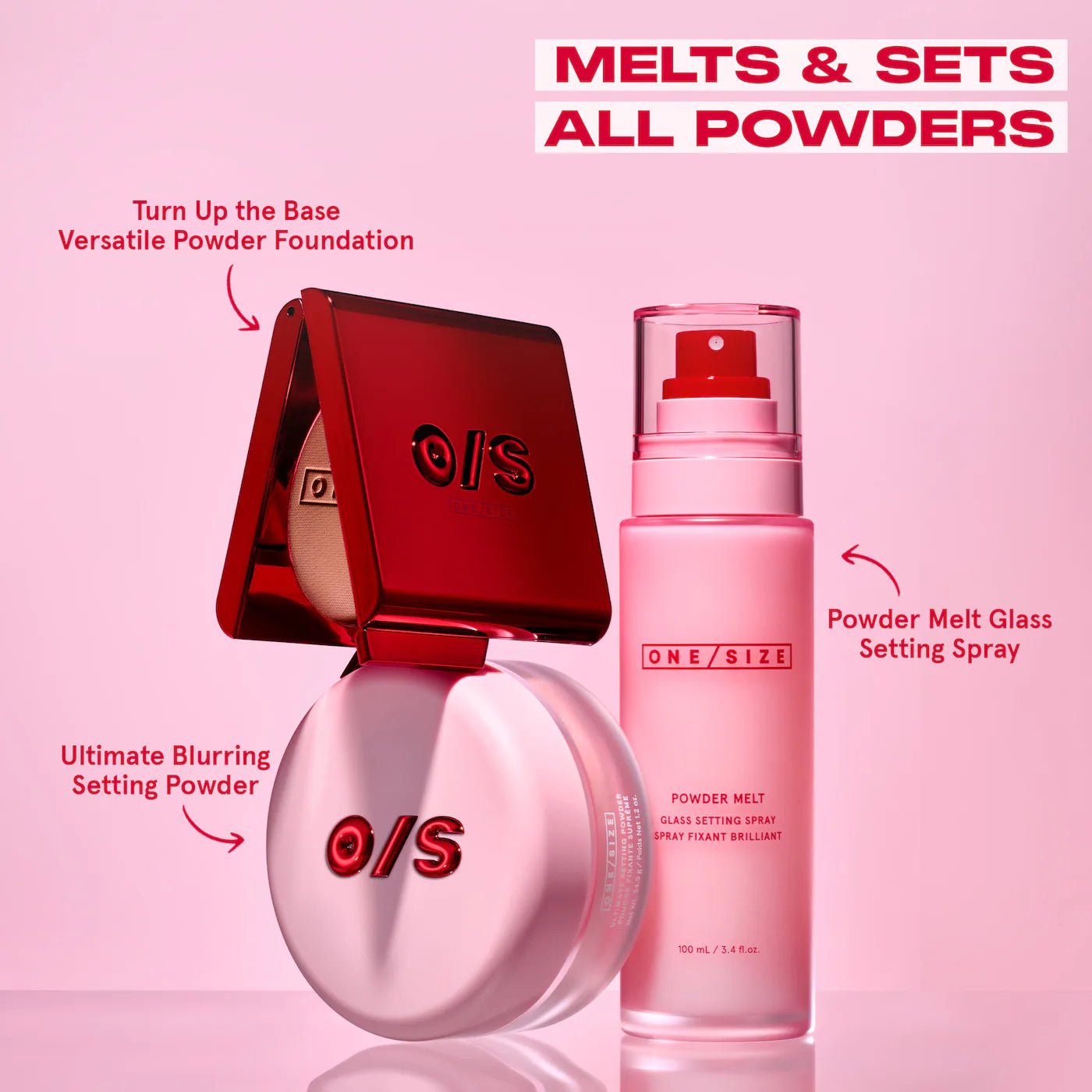 ONE/SIZE by Patrick Starrr-Powder Melt Glass Setting Spray 100ml