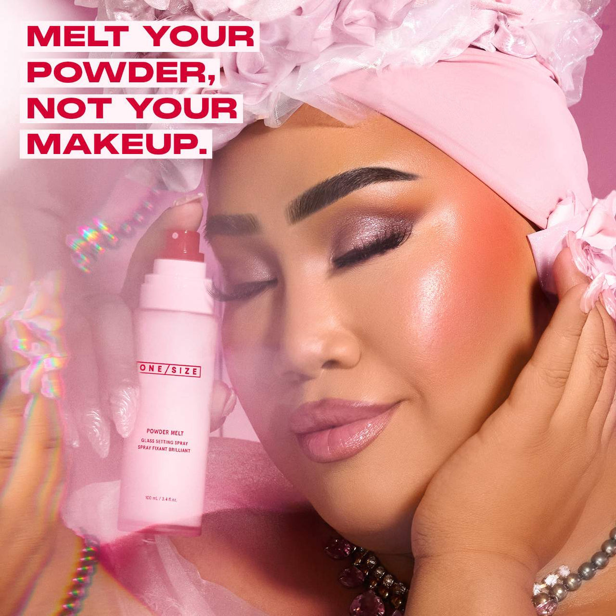 ONE/SIZE by Patrick Starrr-Mini Powder Melt Glass Setting Spray 30ml