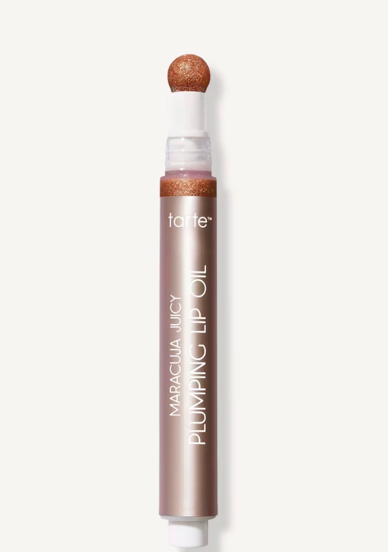 tarte-maracuja juicy lip plumping oil with hyaluronic acid- TONO SHIMMERING MAPLE