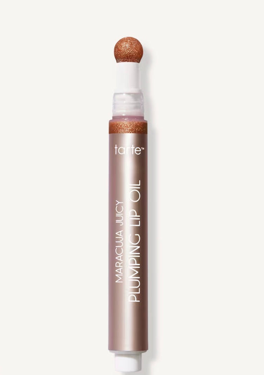 tarte-maracuja juicy lip plumping oil with hyaluronic acid- TONO SHIMMERING MAPLE