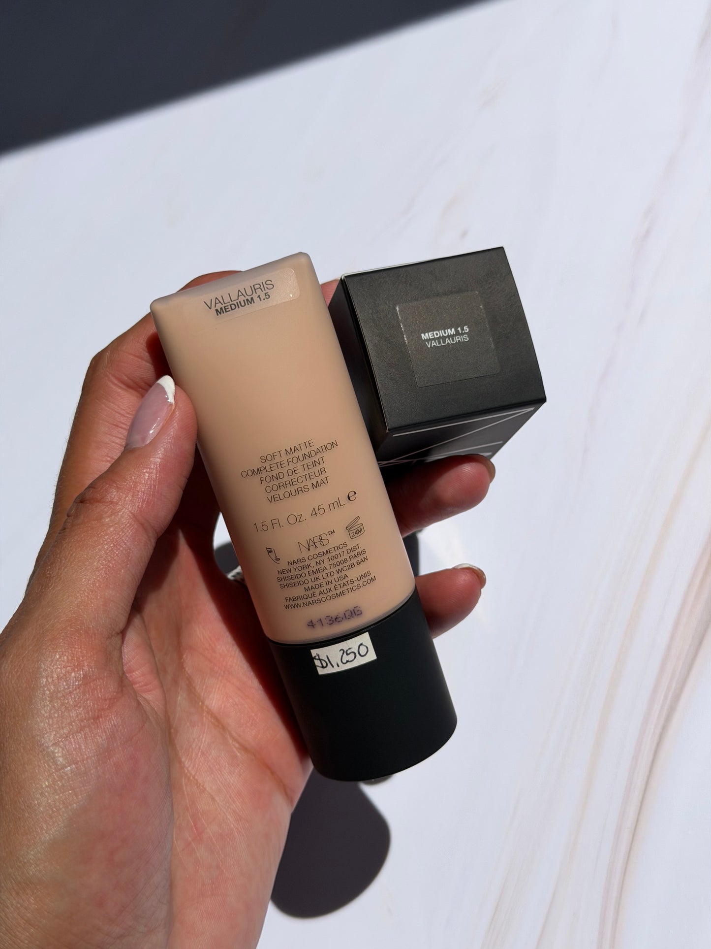SOFT MATTE FOUNDATION- NARS Tono Vallauris Medium 1.5