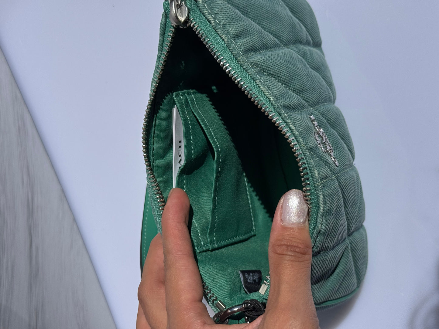 Nolita 19 Denim Verde COACH