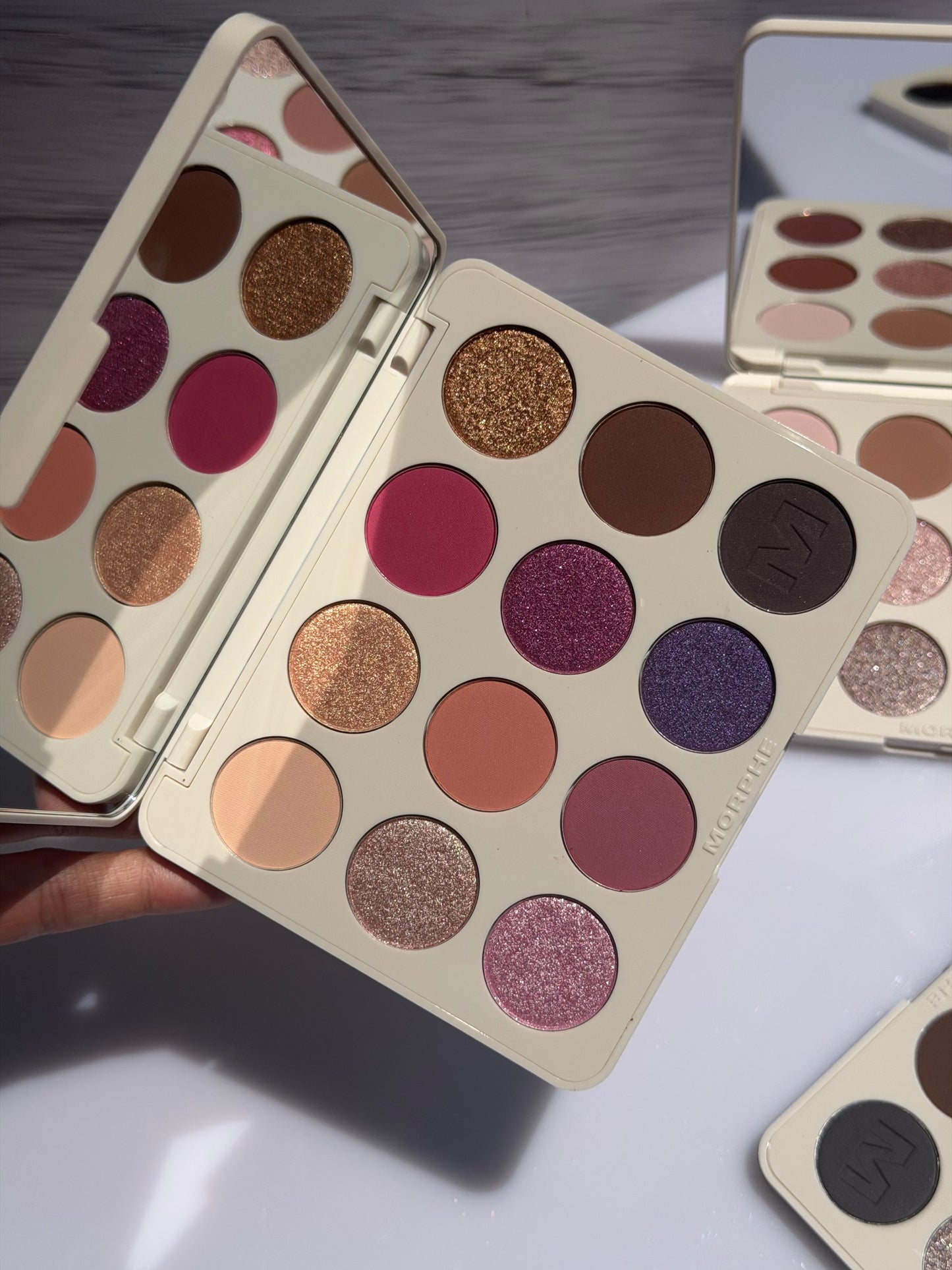 Morphe ChromaPlus 12-Pan Eyeshadow Palette- Electric Currant