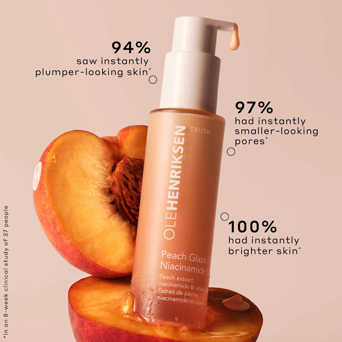 Mini Peach Glaze Niacinamide Cleanser - Olehenriksen 7ml
