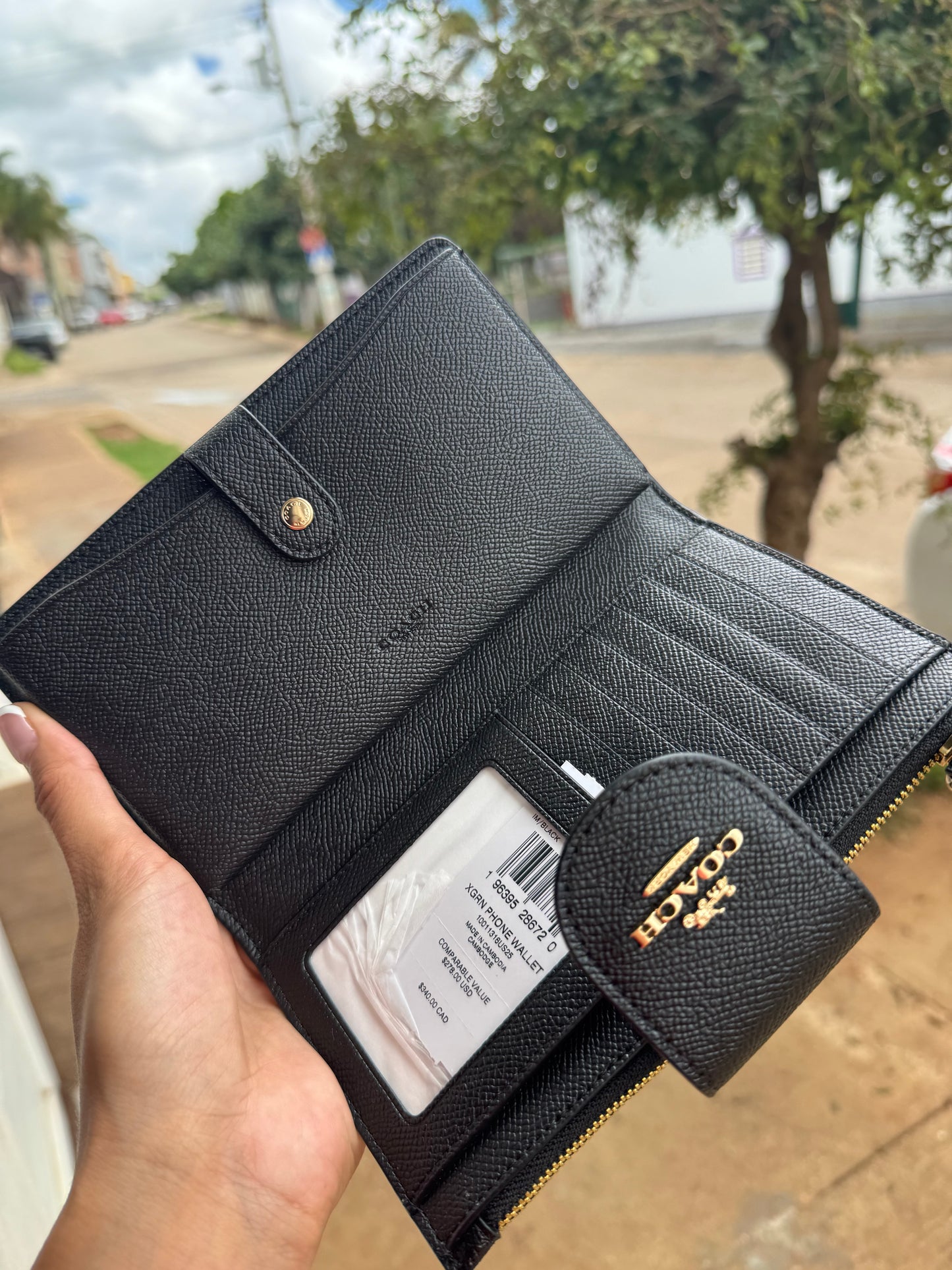 Phone Wallet COACH Black