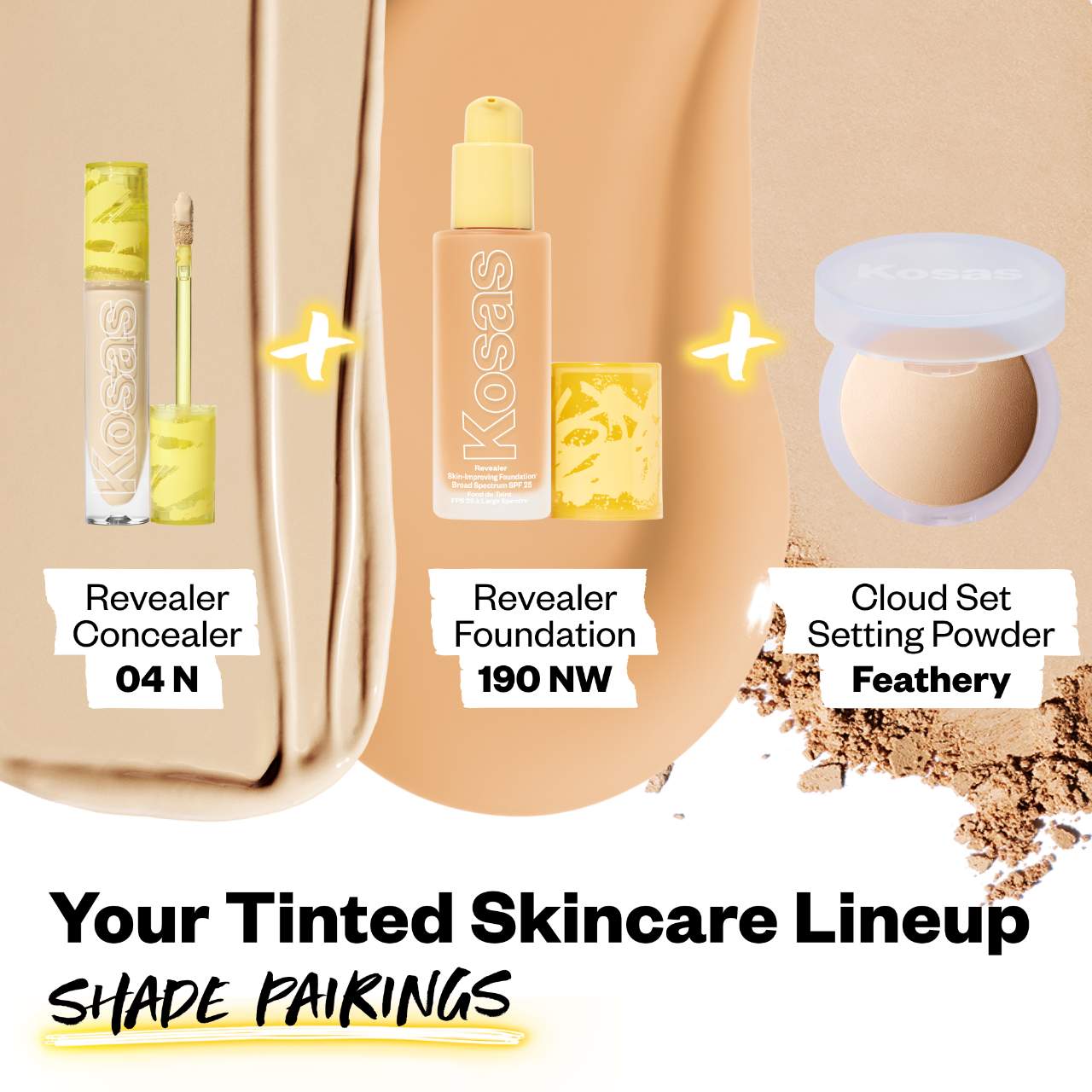 Kosas Revealer Super Creamy + Brightening Concealer with Caffeine and Hyaluronic Acid Tono- 04N
