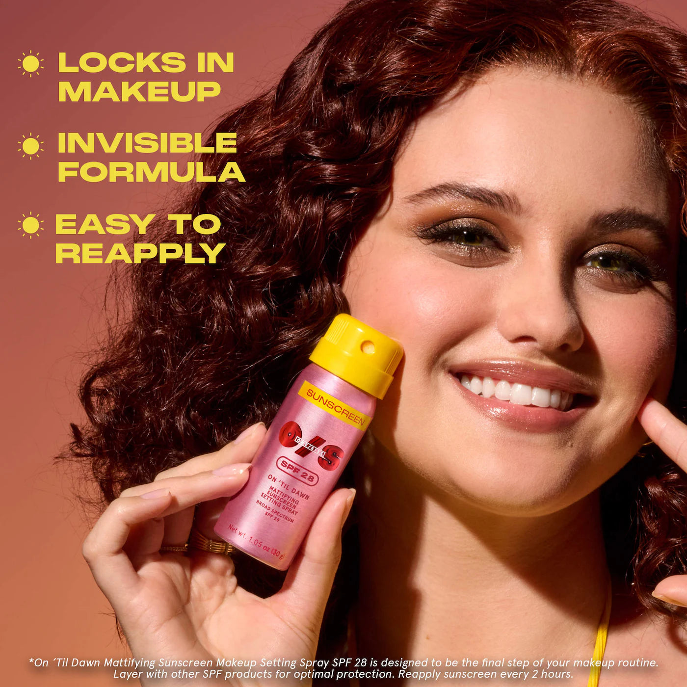 ONE/SIZE by Patrick Starrr Mini On 'Til Dawn Mattifying Sunscreen Makeup Setting Spray SPF 28