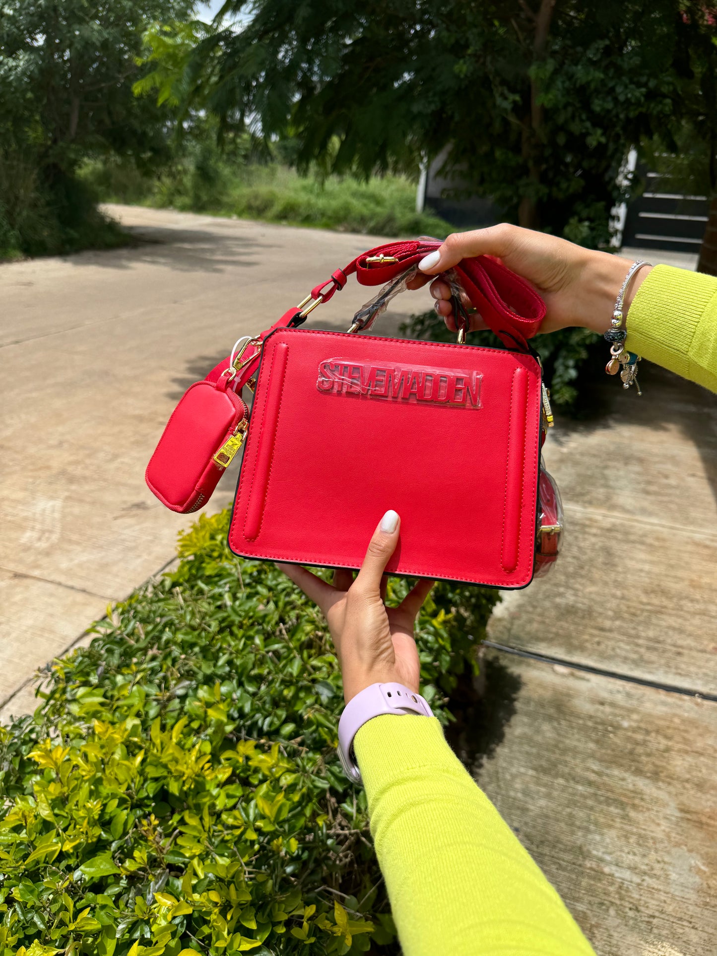 Evelyn Bag Steven Madden Roja