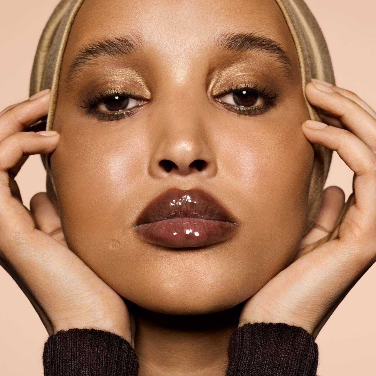 MINI Fenty Beauty by Rihanna Gloss Bomb Heat Universal Lip Luminizer + Plumper 04 HOT CHOCOLIT HEAT