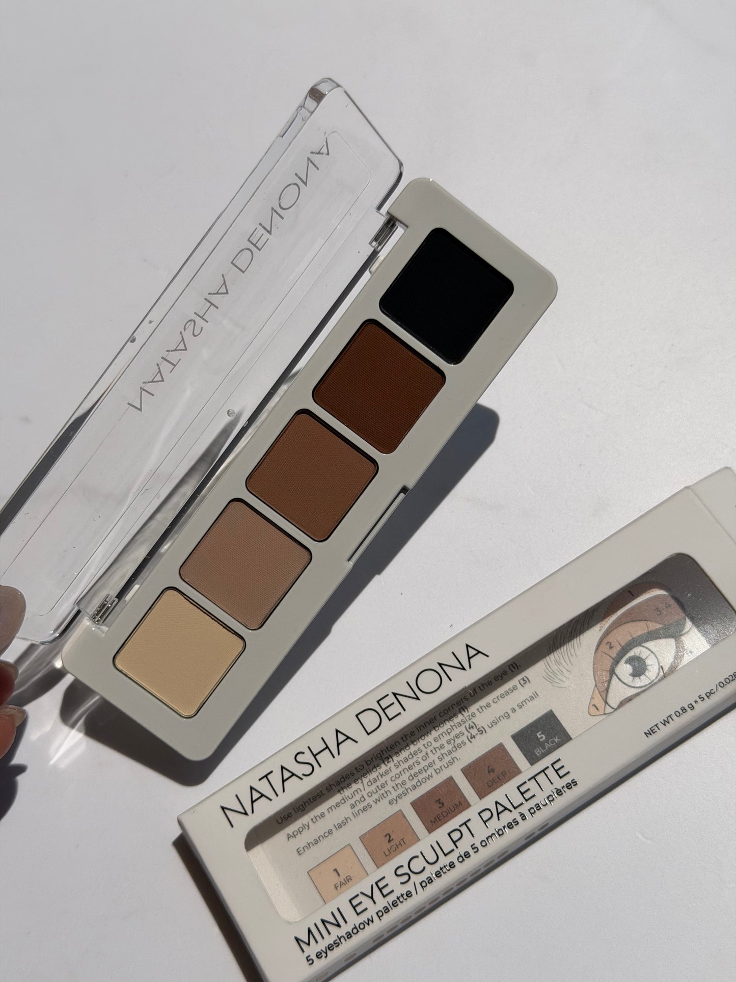 NATASHA DENONA-Mini Eye Sculpt Eyeshadow Palette-NEUTRAL